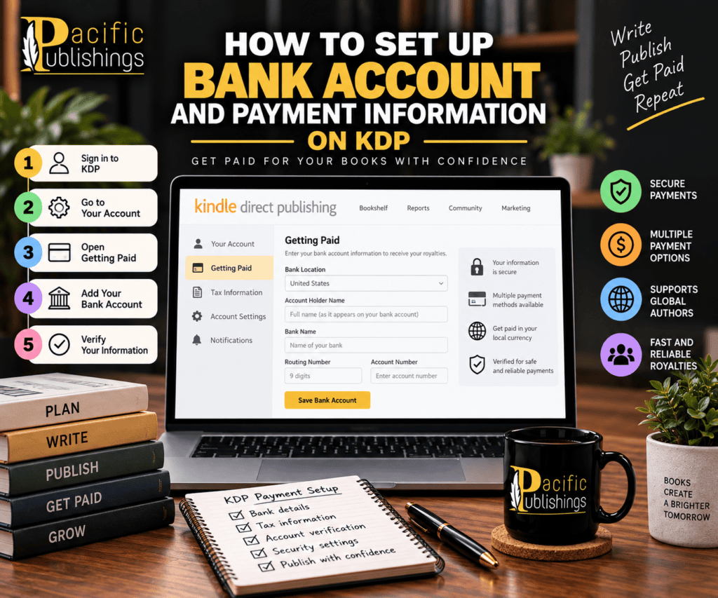kdp bank account setup guide