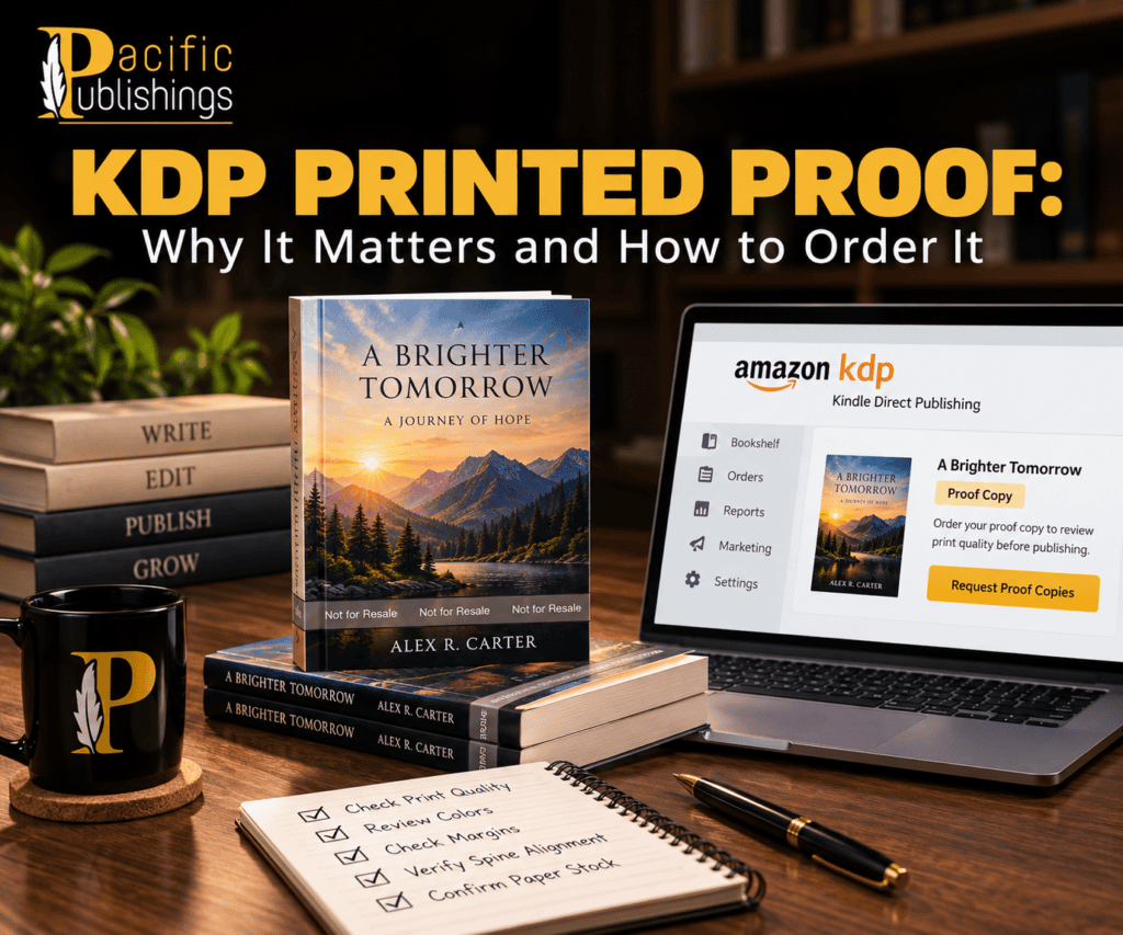 kdp printed proof workspace