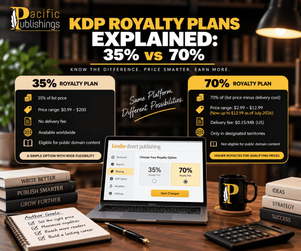 kdp royalty plans explained